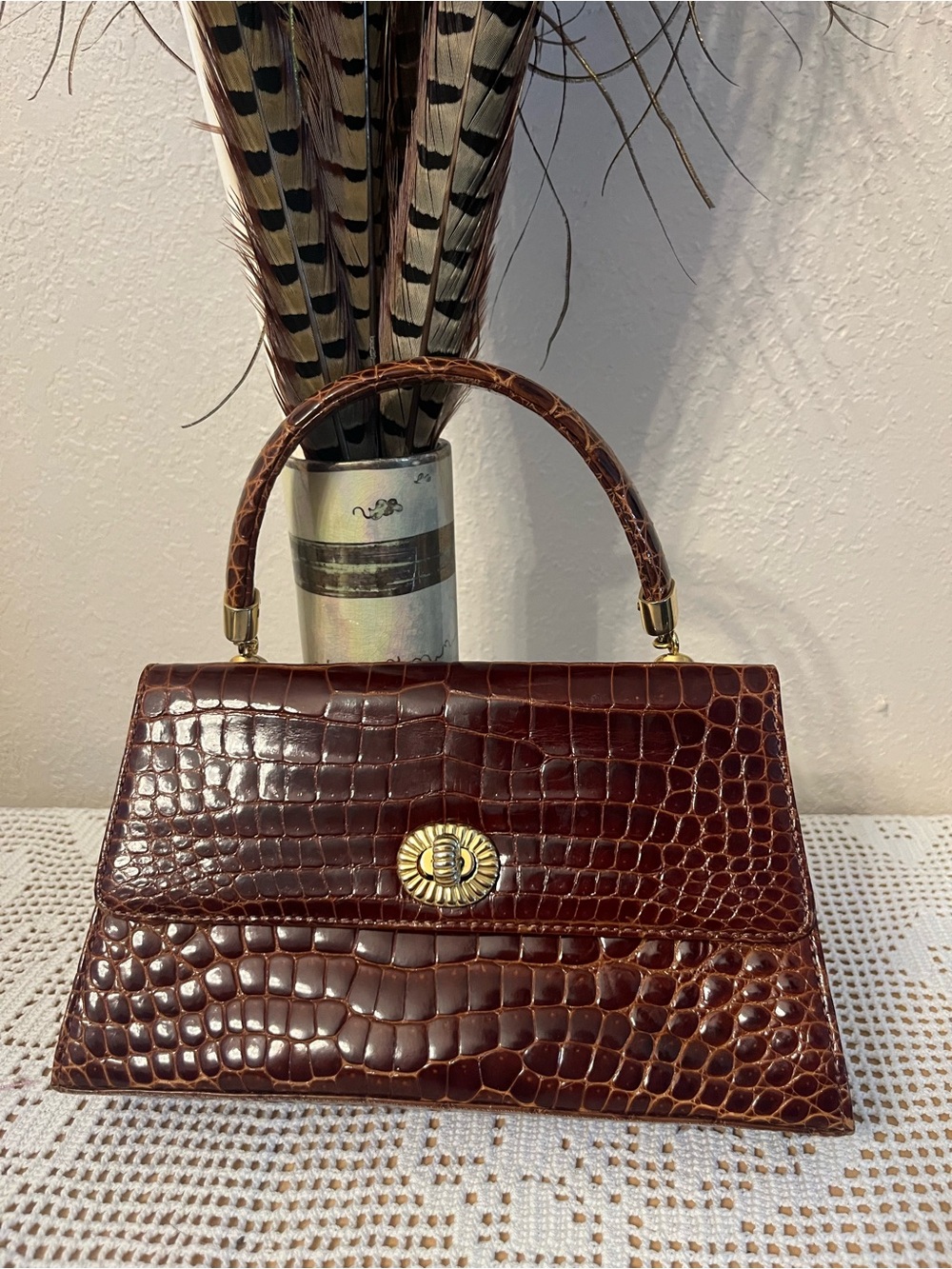 Bottega Veneta Crocodile Purse - Picture 4 of 5